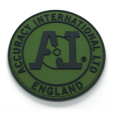 AI PVC Velcro Patch - Green Black